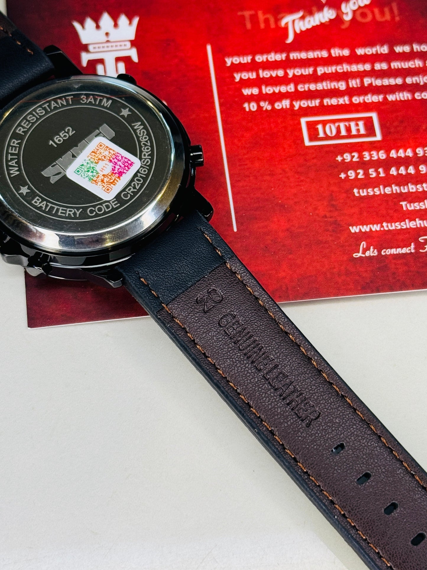 Black Skmei 1652 Watch