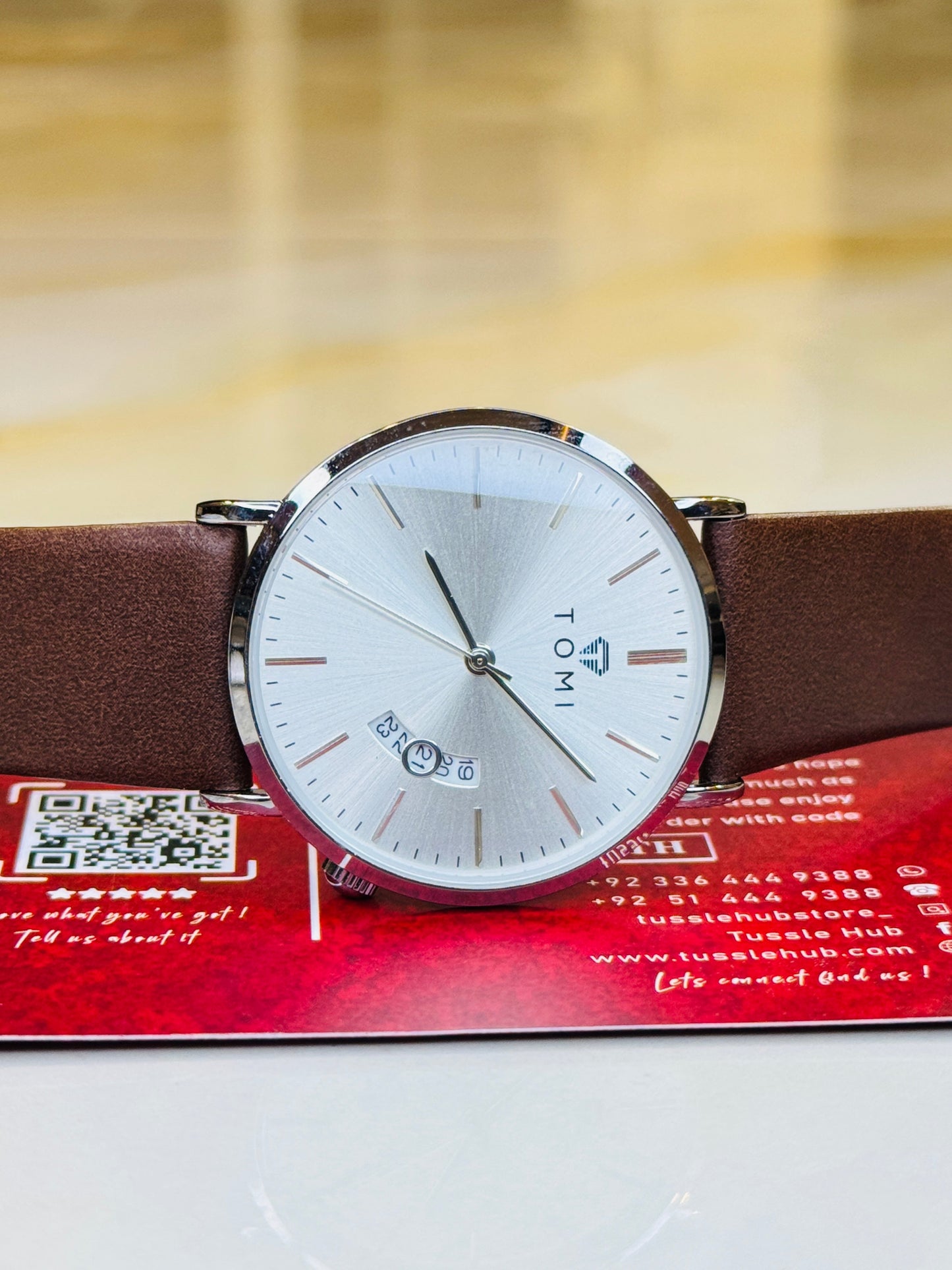 Ministry Coffee Silver White Tomi Watch