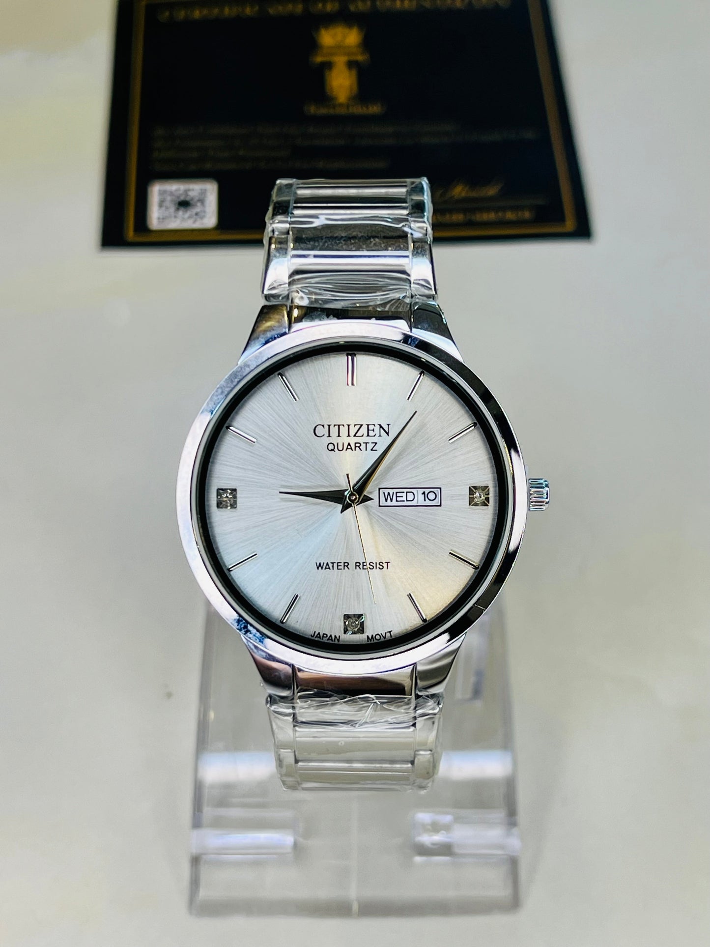 Silver White Axiom Couple Watch
