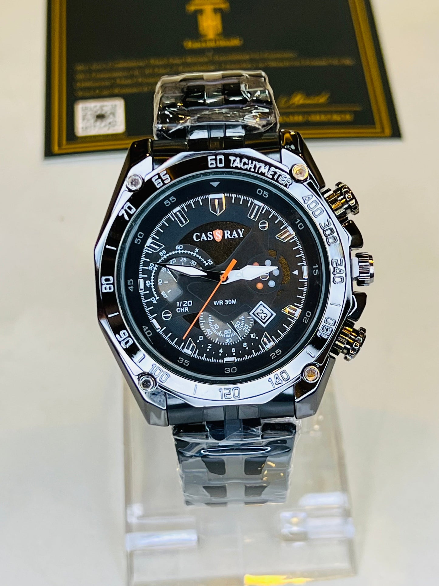 Tachy All Black Cassray Watch