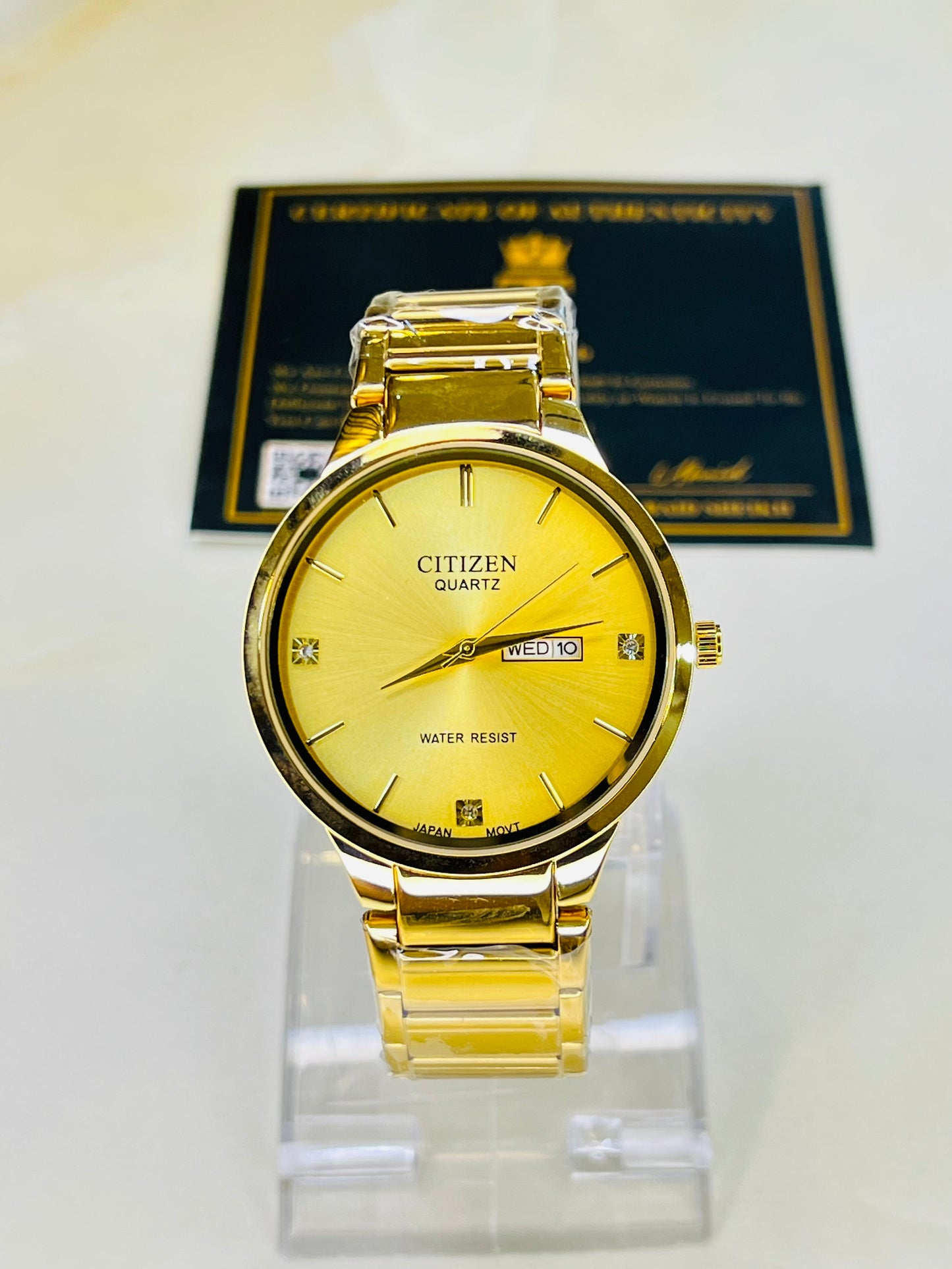All Gold Axiom Couple Watch