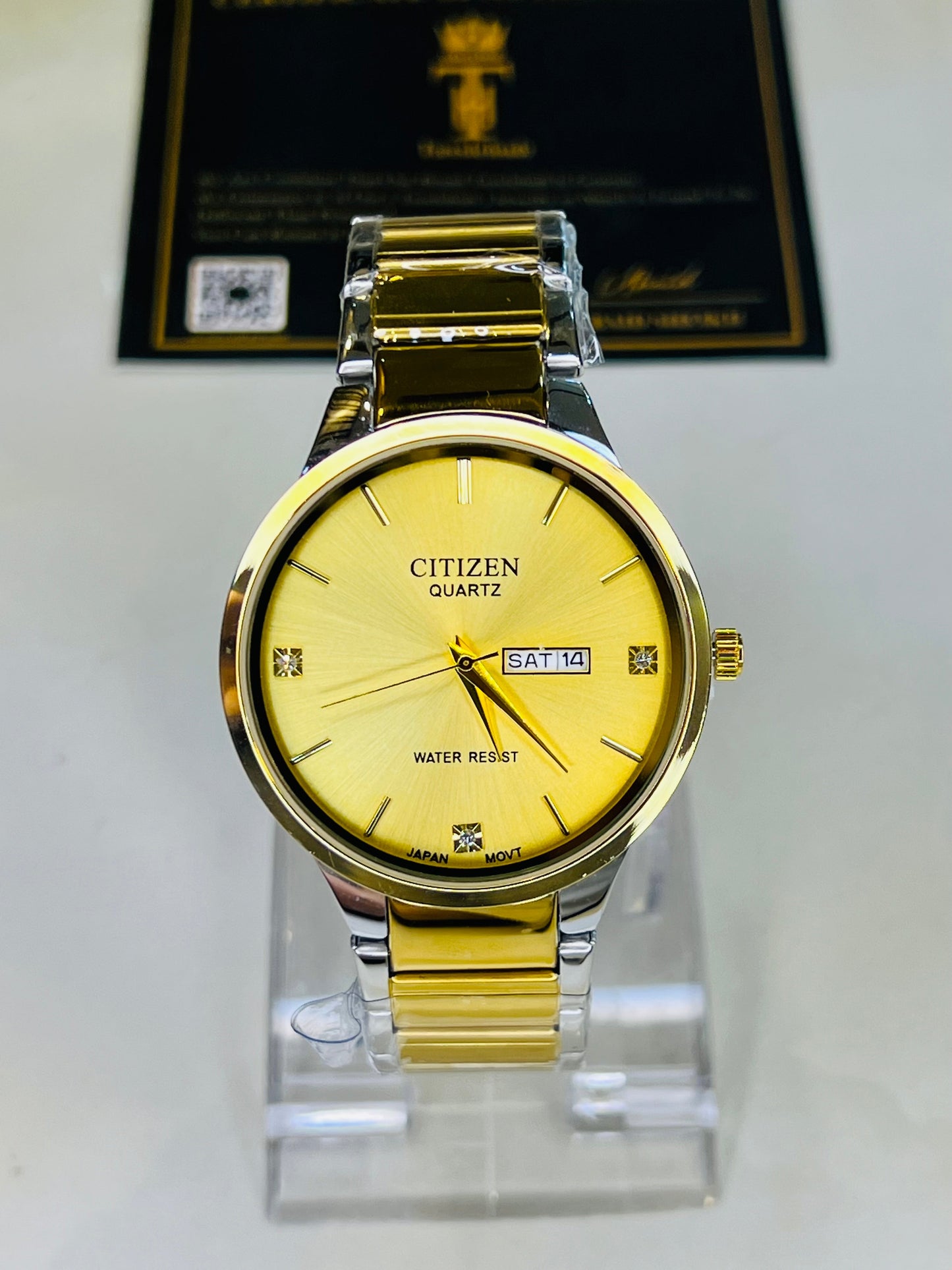 Two Tone Gold Axiom Couple Watch