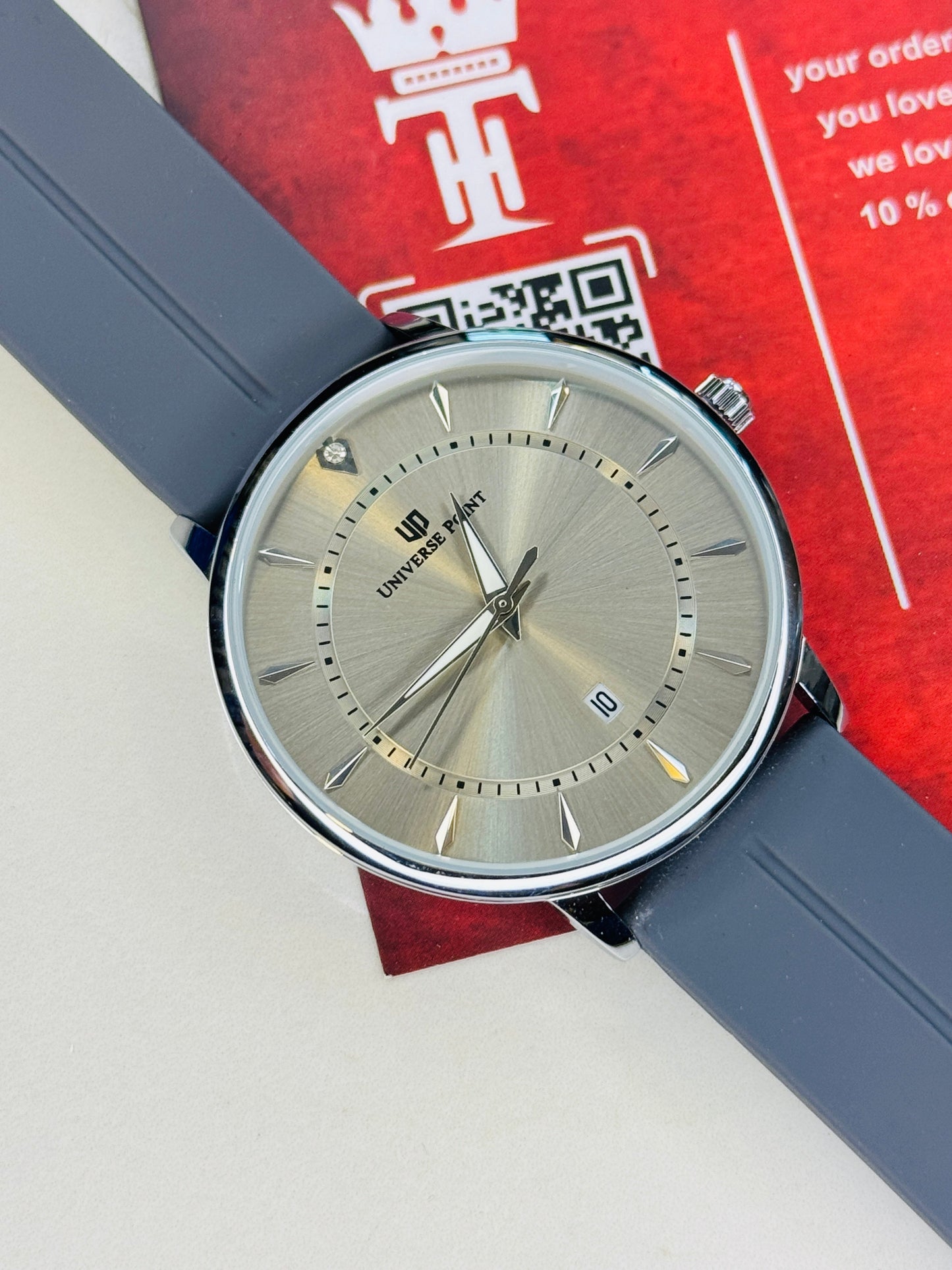 Grey Slim Balloon Universe Point Watch
