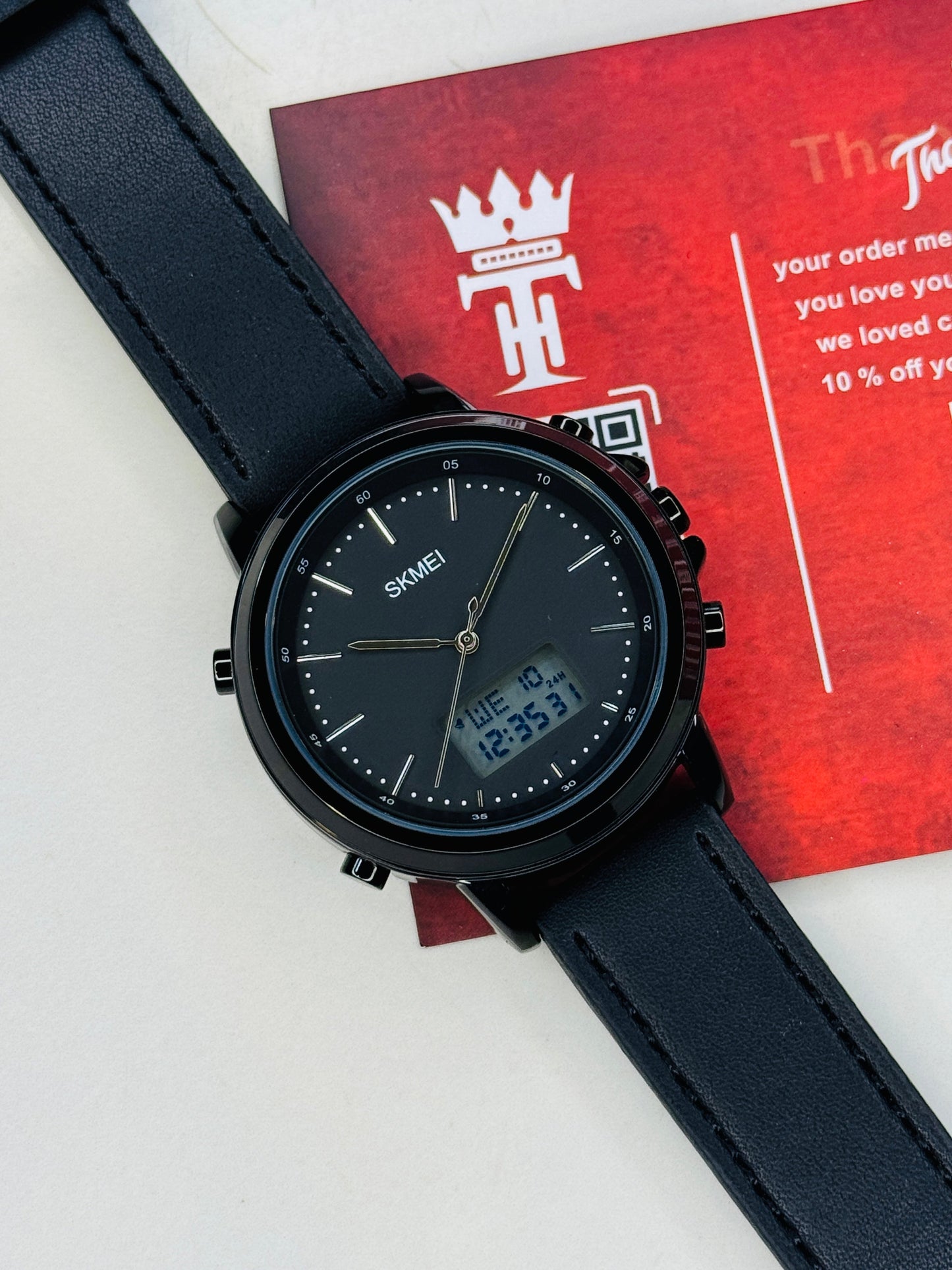 Black Skmei 1652 Watch