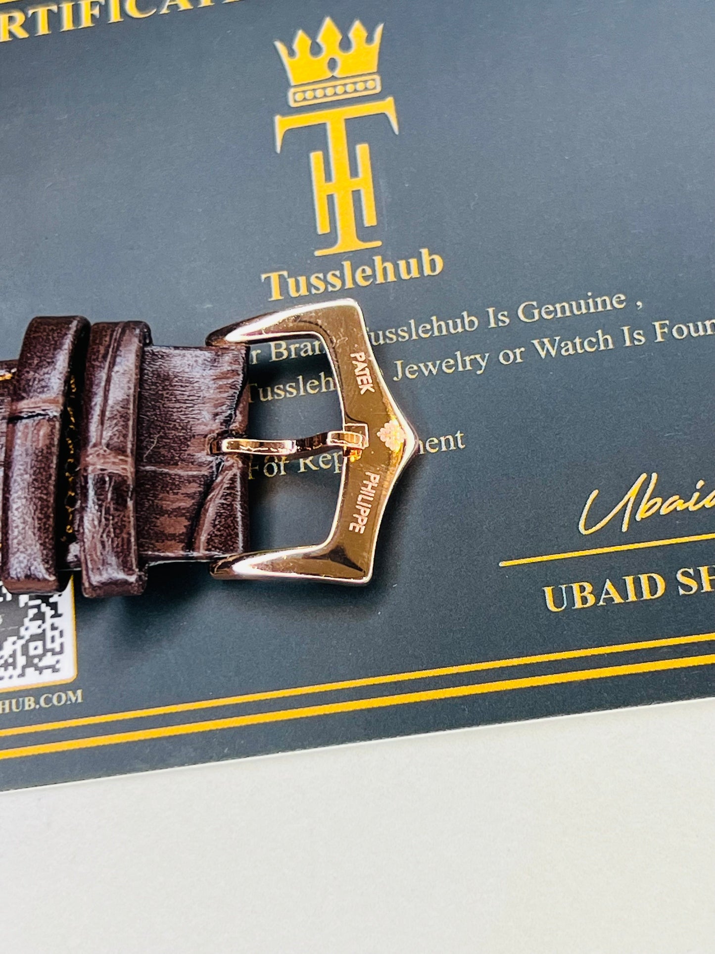 Brown Copper Round Rose Gold Chronograph Dial PP Watch