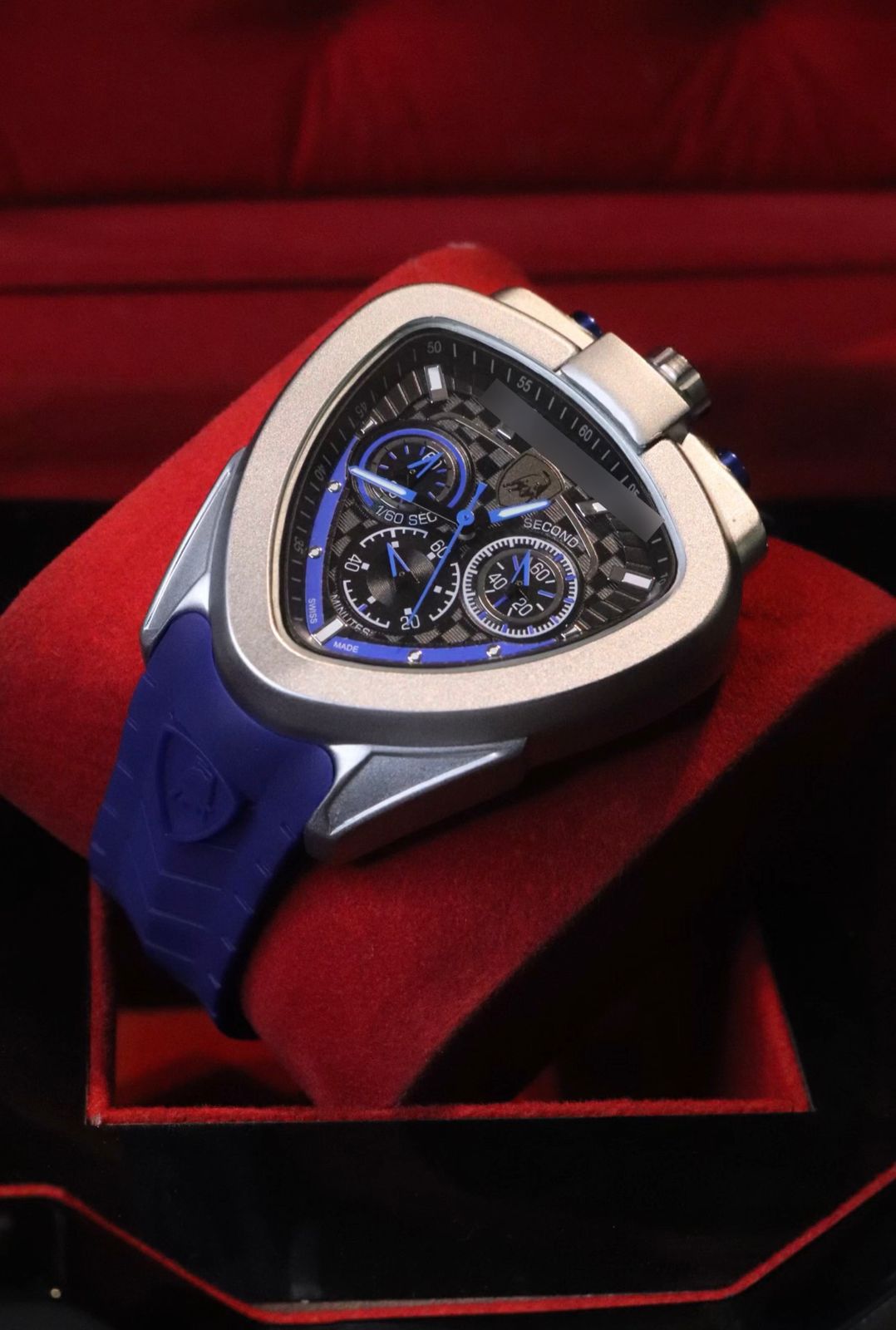 Triangle Shape Luxury Watch - Chronograph Machine
