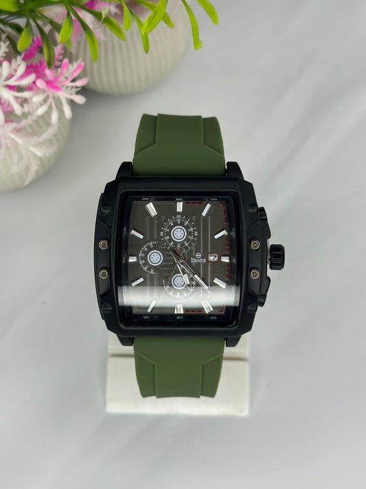Modern Square Design Wrist Watch ⌚