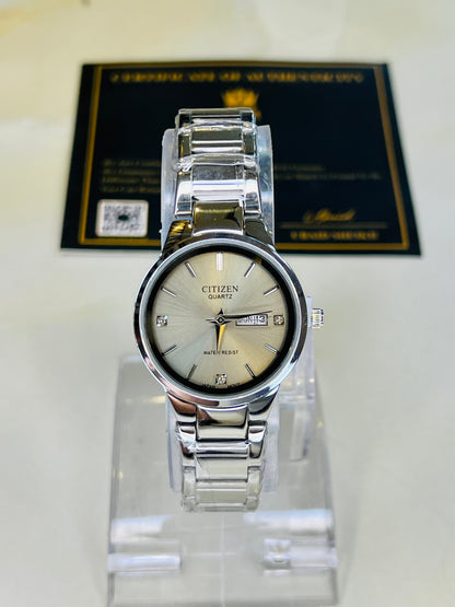 Silver Grey Axiom Couple Watch