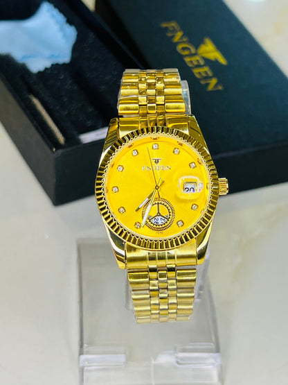 Fngeen Gold Watch For Her