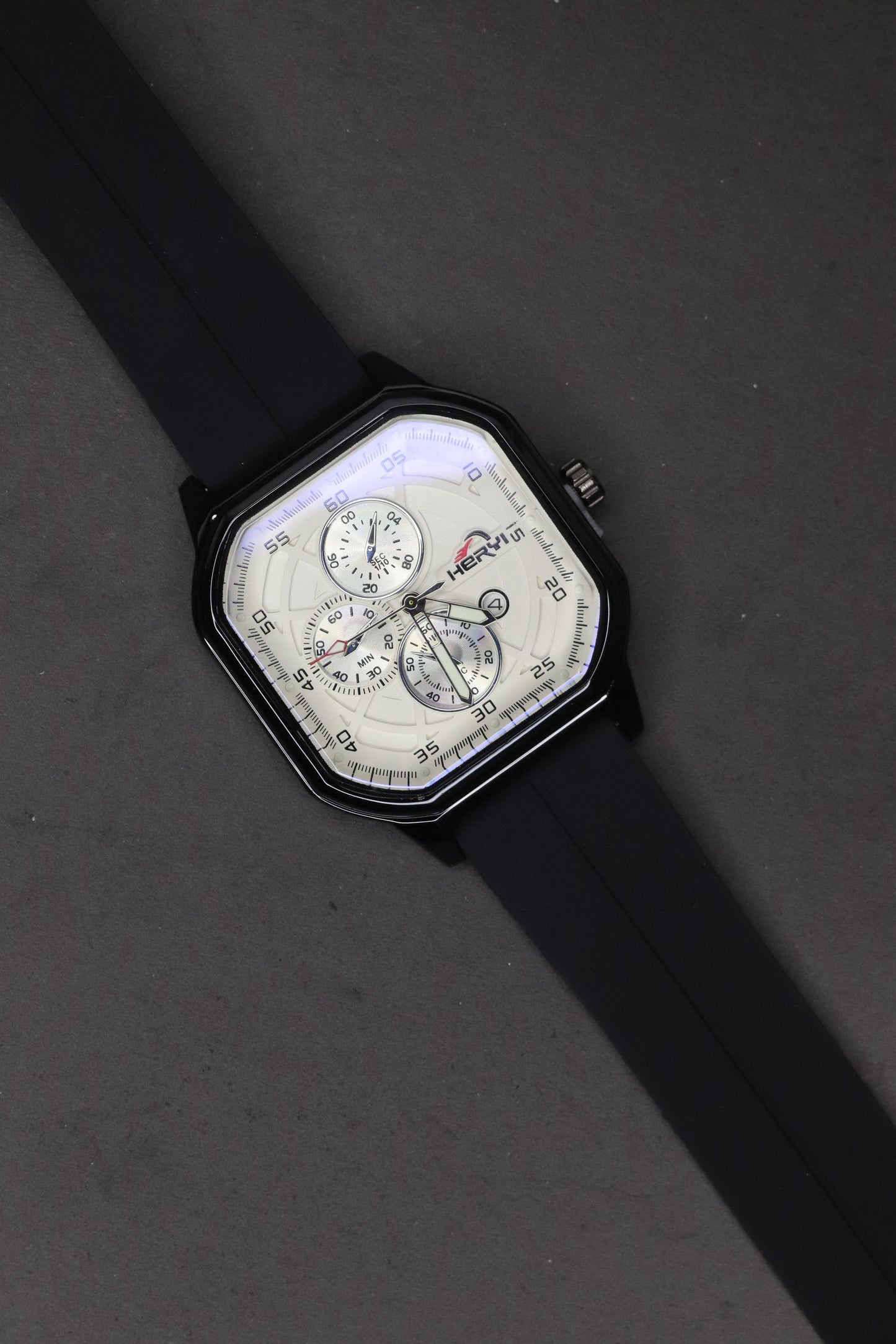 Heryi Square Silicone Watch
