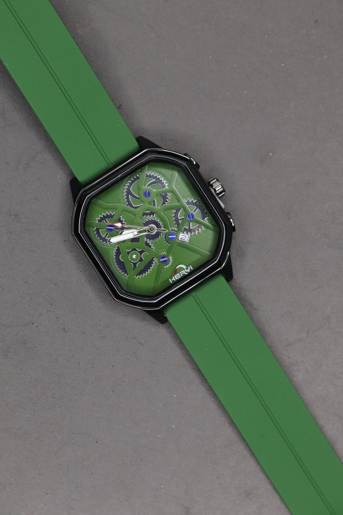 Heryi Square Silicone Watch