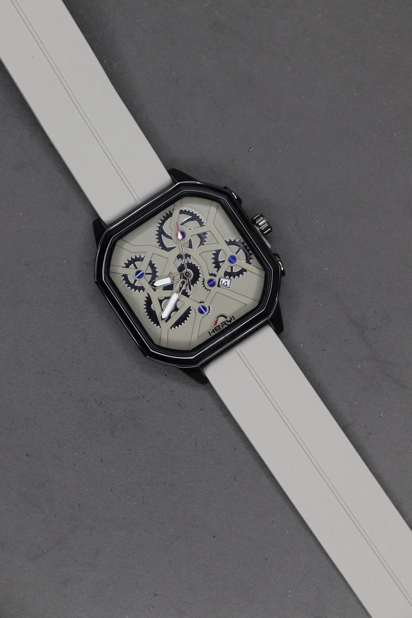Heryi Square Silicone Watch