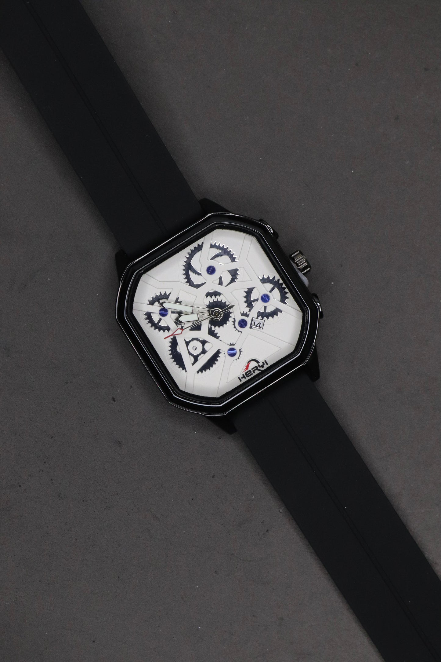 Heryi Square Silicone Watch