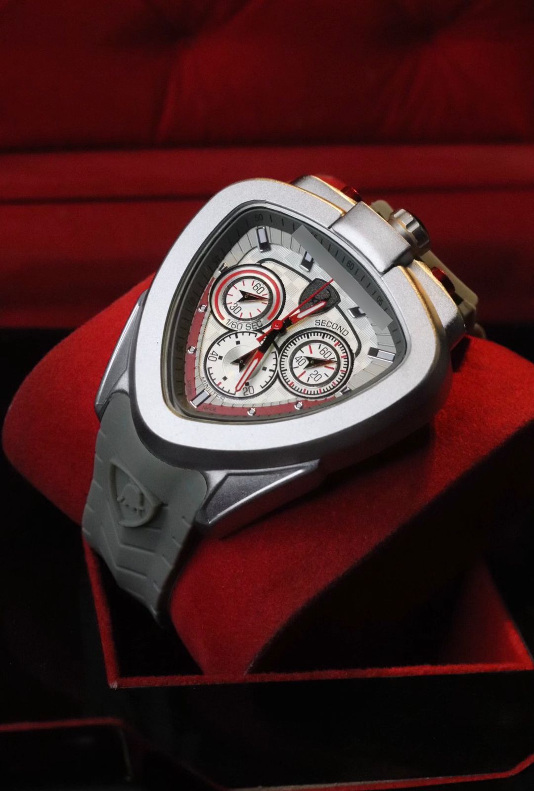 Triangle Shape Luxury Watch - Chronograph Machine
