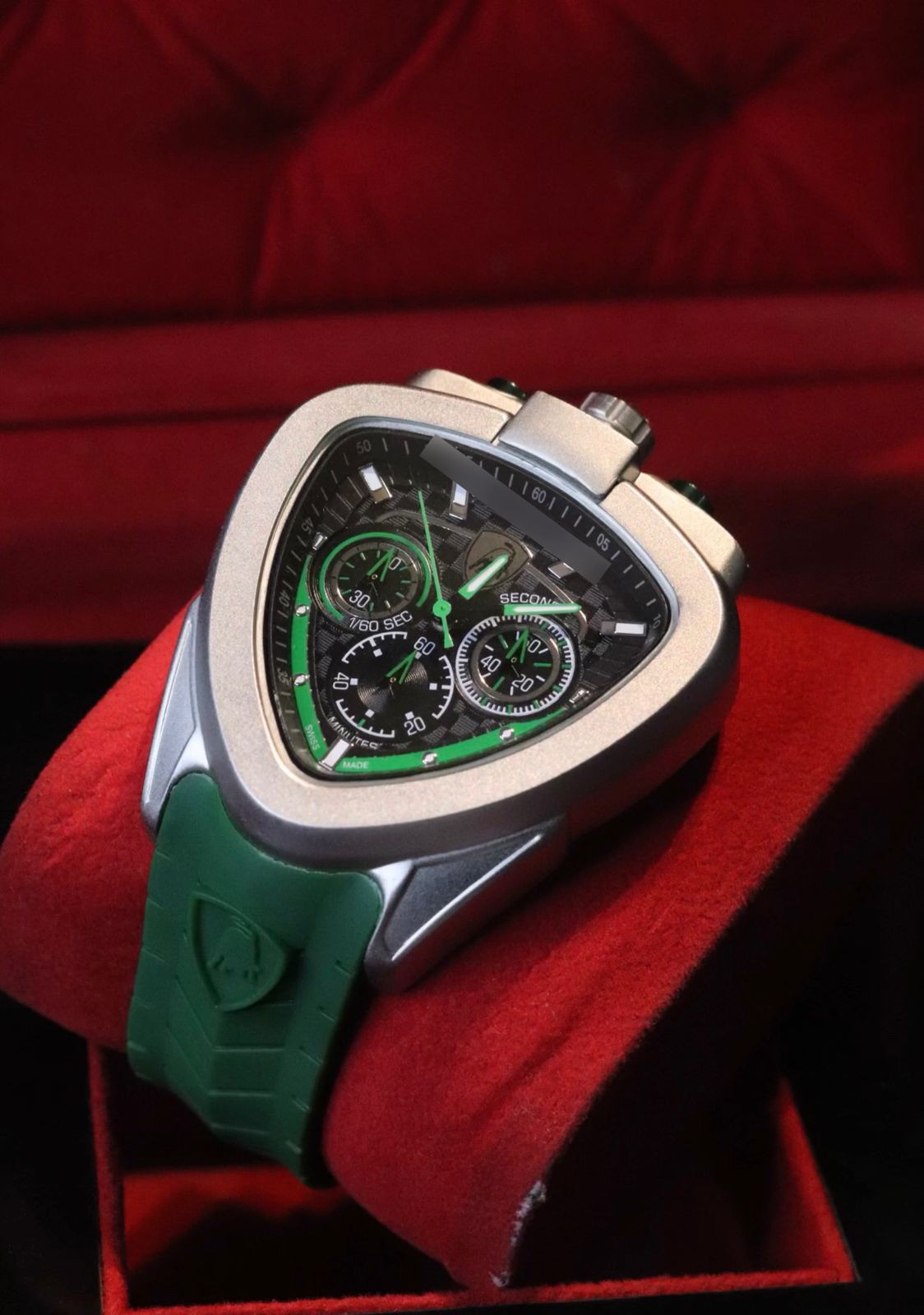 Triangle Shape Luxury Watch - Chronograph Machine