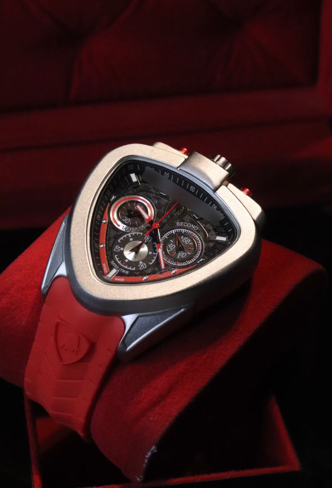 Triangle Shape Luxury Watch - Chronograph Machine