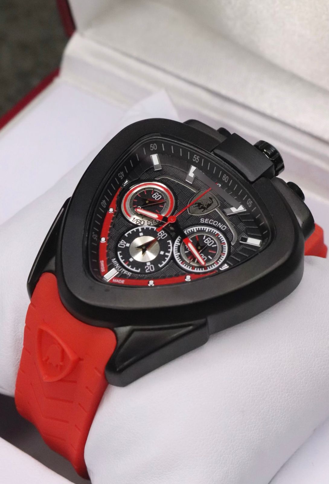 Triangle Shape Luxury Watch - Chronograph Machine