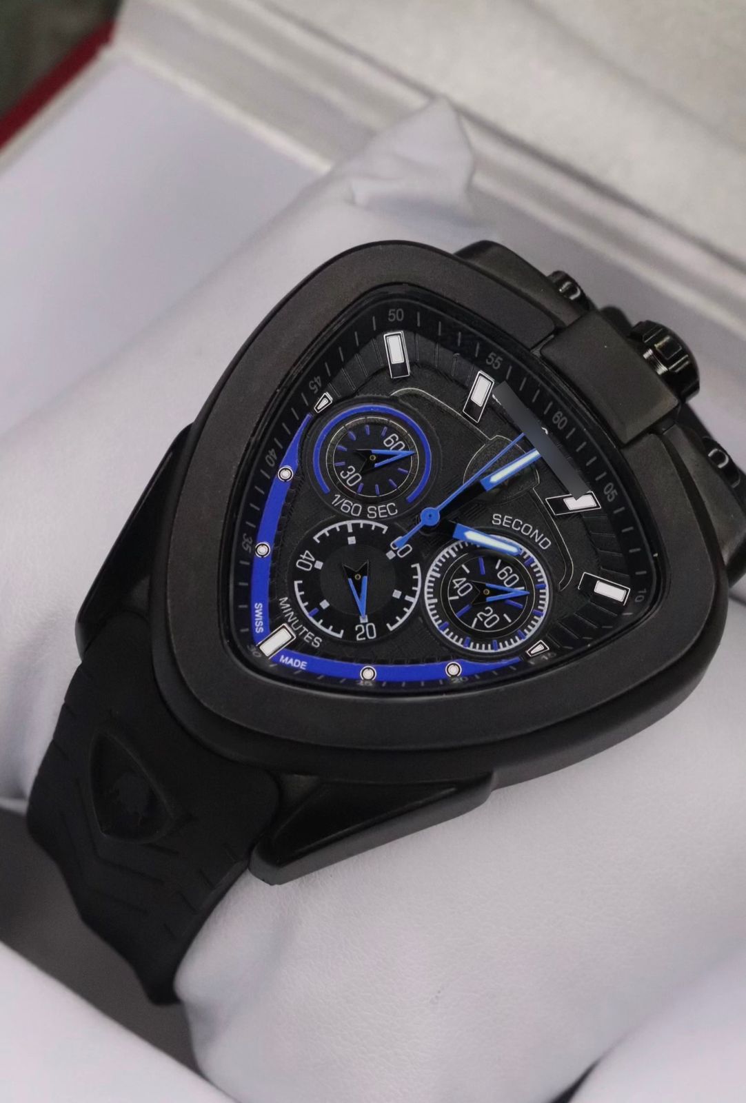 Triangle Shape Luxury Watch - Chronograph Machine