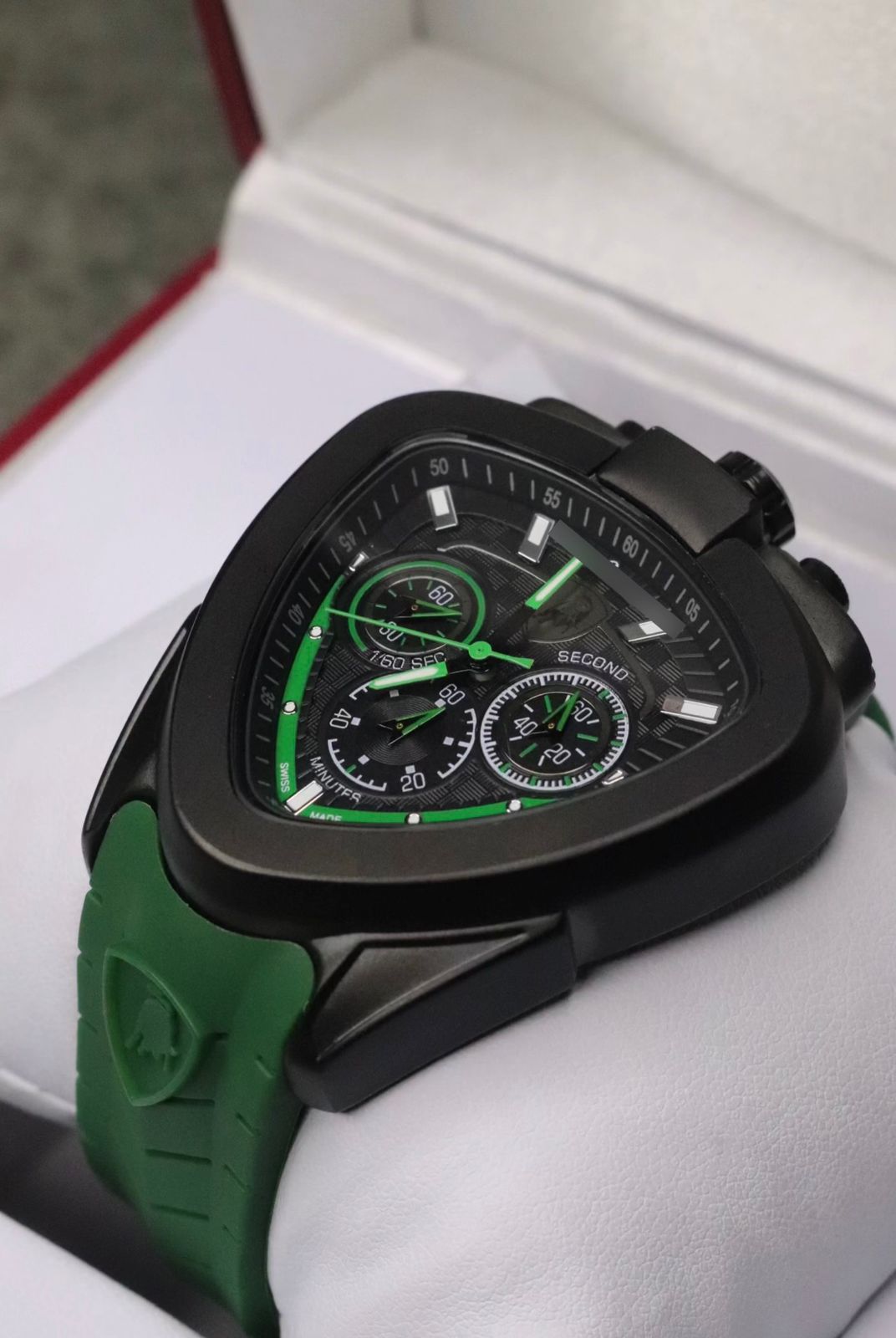 Triangle Shape Luxury Watch - Chronograph Machine