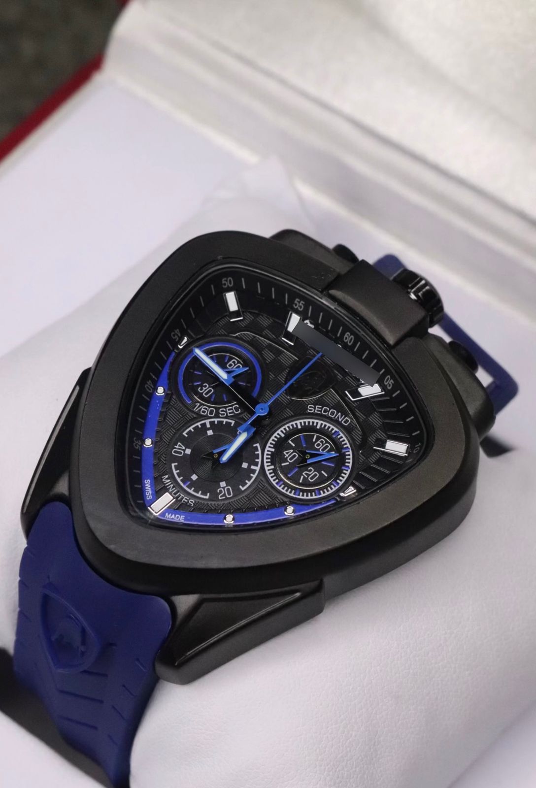 Triangle Shape Luxury Watch - Chronograph Machine