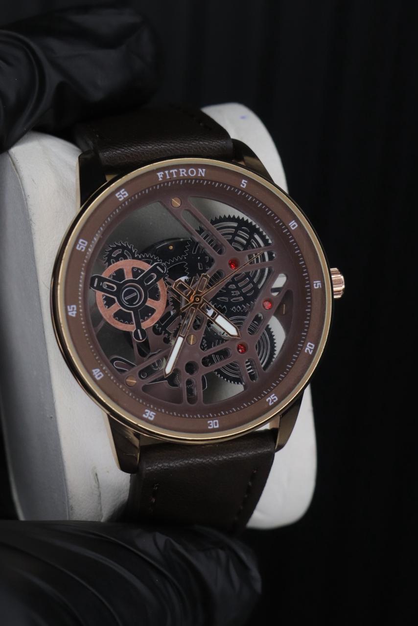 Fitron Classic  Leather Strap Watch