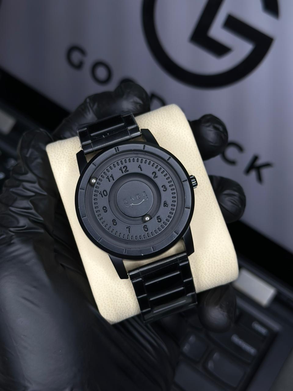 SABR Men's Stainless Steel Bearing Watch