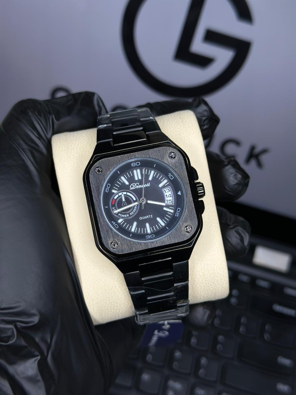 Denvosi Stainless Steel Watch with Butterfly Lock