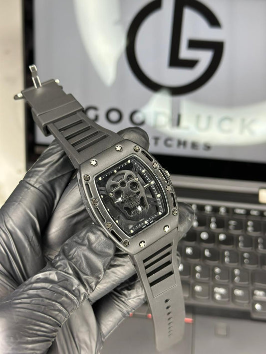 🔥 Skull Edition Luxury Watch – Bold. Dark. Powerful.