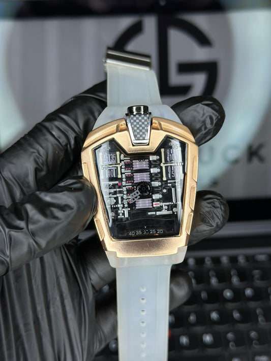 Futuristic Skeleton Dial Sports Watch – Bold Design, Ultimate Performance