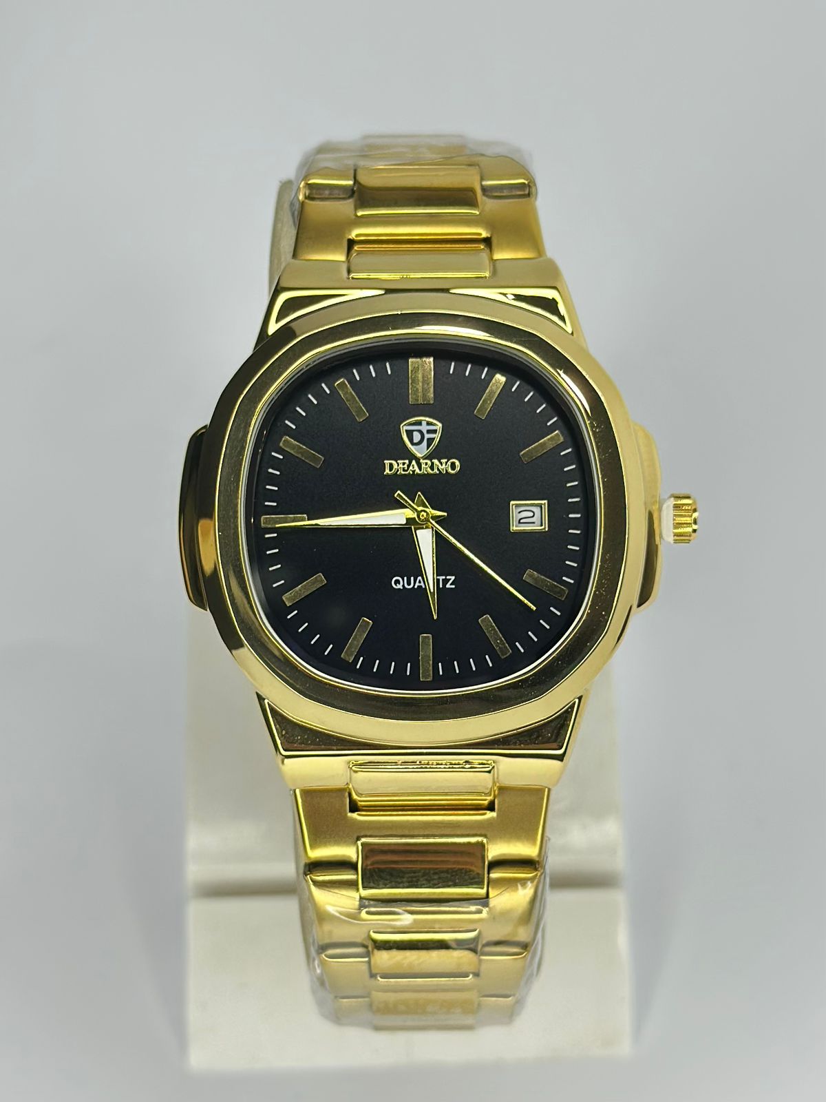 Luxury DEARNO Stainless Steel Quartz Watch – Men’s Premium Casual & Formal Wrist Watch