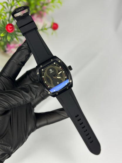 Stylish ZIRIST Black Analog Watch – Modern Design