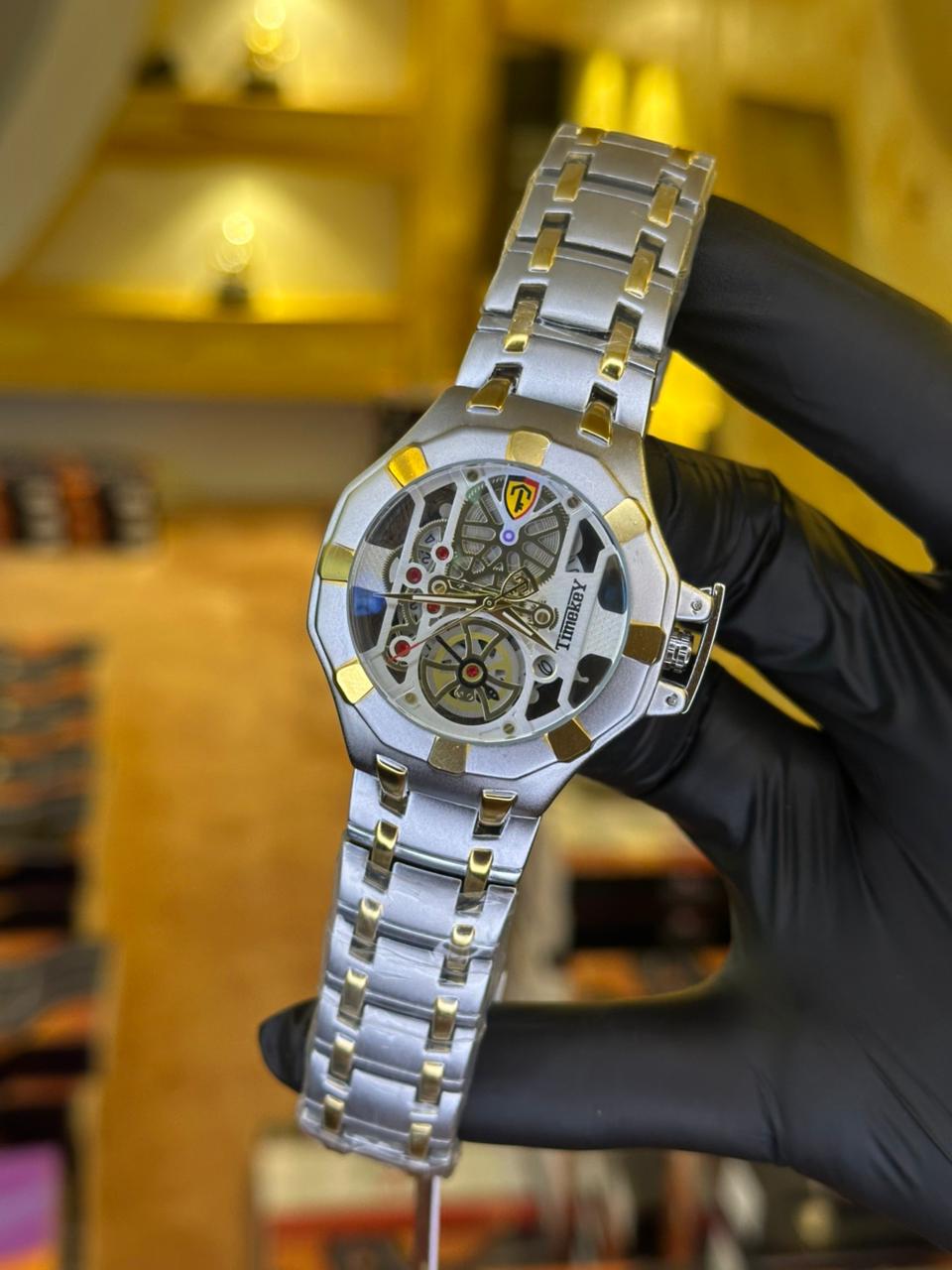 🔥 Luxury Timekey Skeleton Watch 🔥