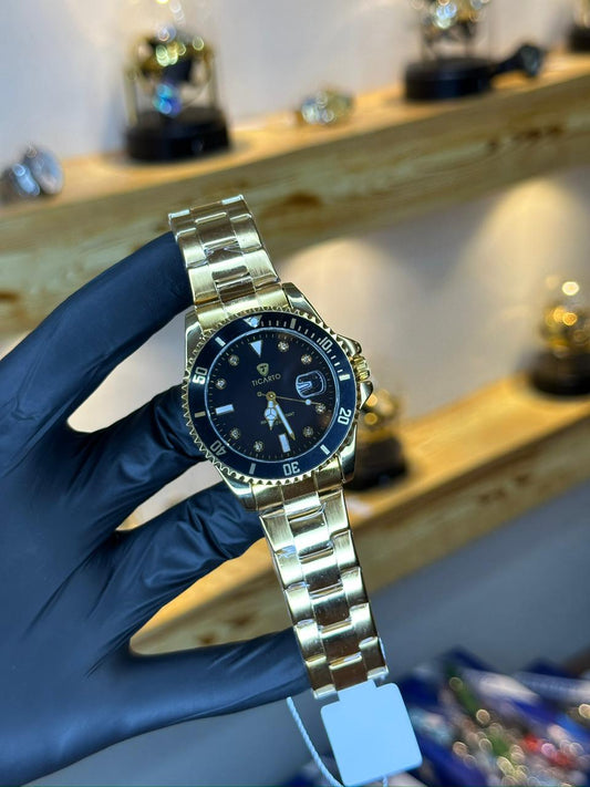 Ticarto T-2923 Luxury "Pepsi" Edition Men's Stainless Steel Watch