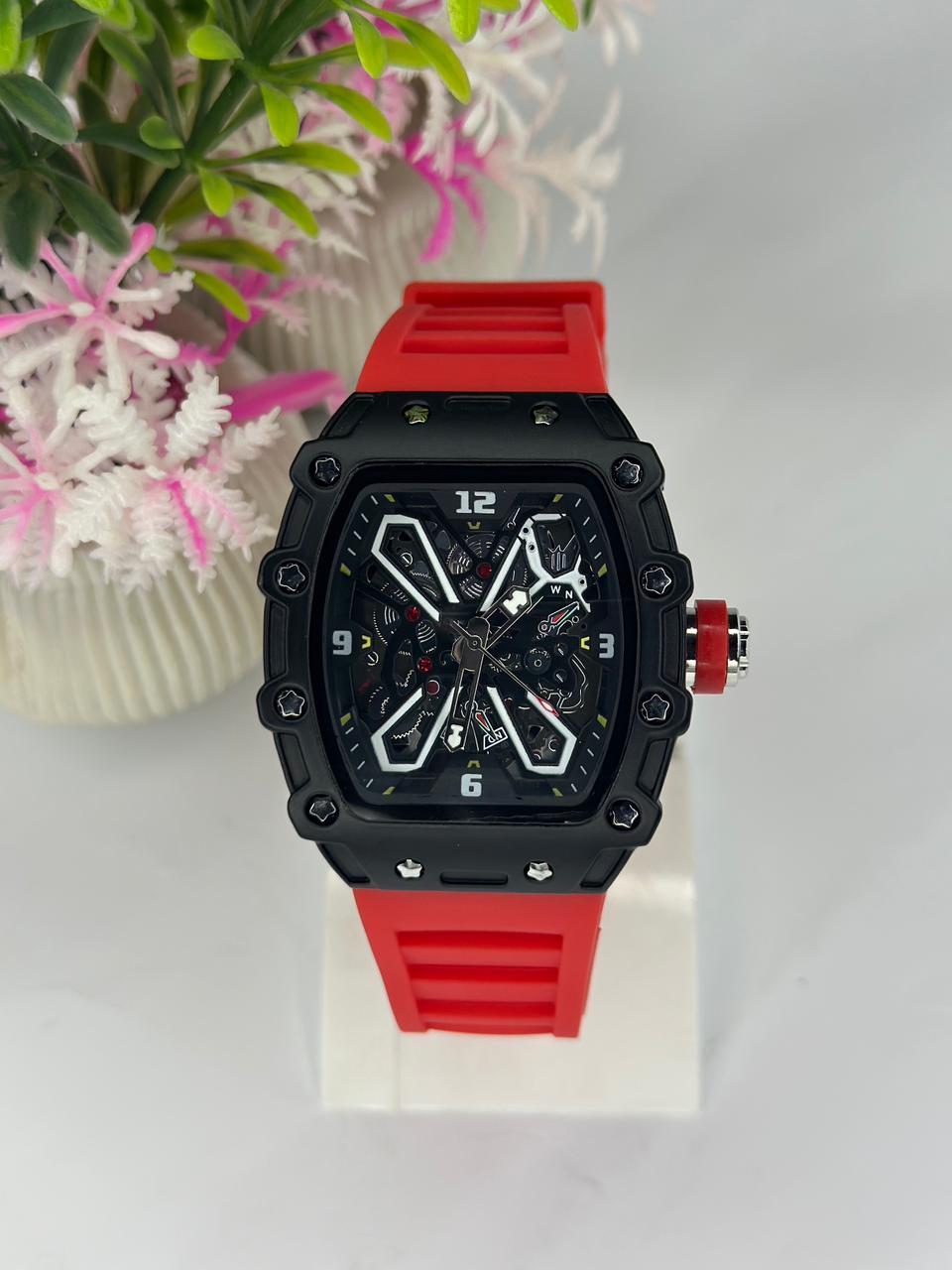The skeleton dial design adds a high-end mechanical look, making it ideal for daily wear, events, or gifting.