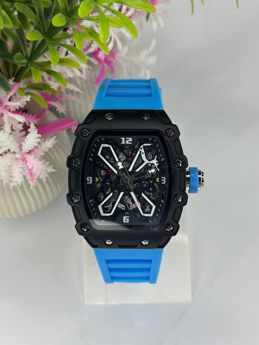 The skeleton dial design adds a high-end mechanical look, making it ideal for daily wear, events, or gifting.