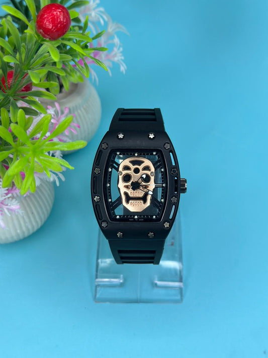 💀 Skull Design Premium Watch – Bold & Stylish Wristwear