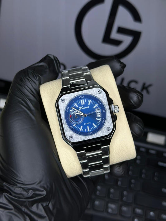 Denvosi Stainless Steel Watch with Butterfly Lock