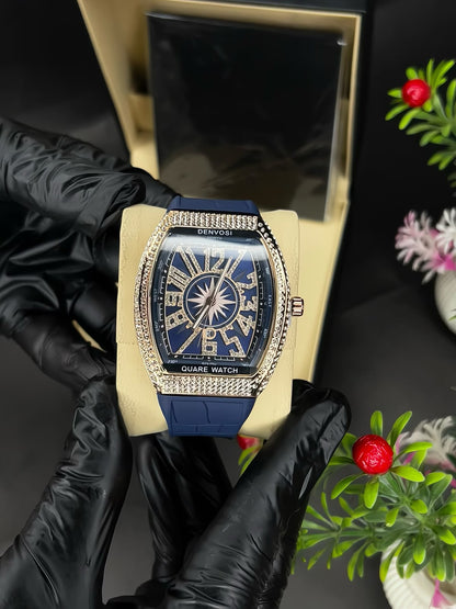 Luxury Diamond Bezel Watch – Premium Silicone Strap
