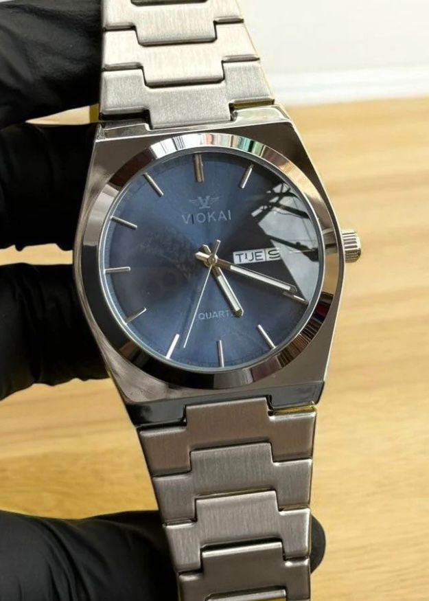 TST Stainless Steel Watch with Deployant Butterfly Clasp